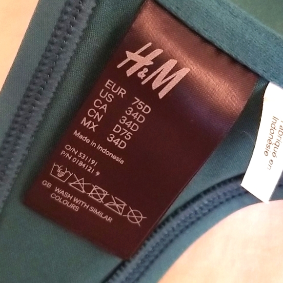 Gorgeous H&M Teal Bikini - Picture 4 of 4